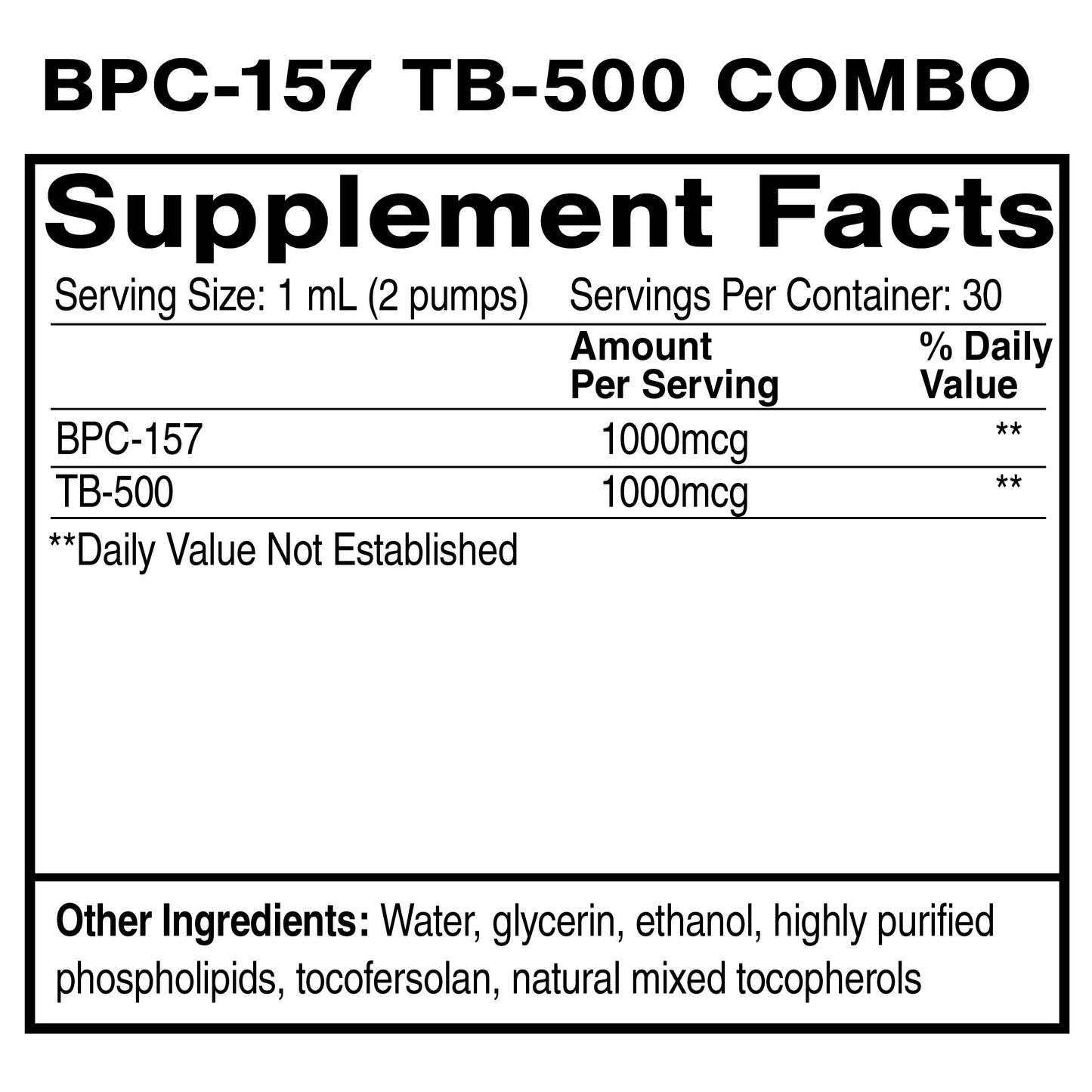 Oral Liposomal BPC-157+TB-500