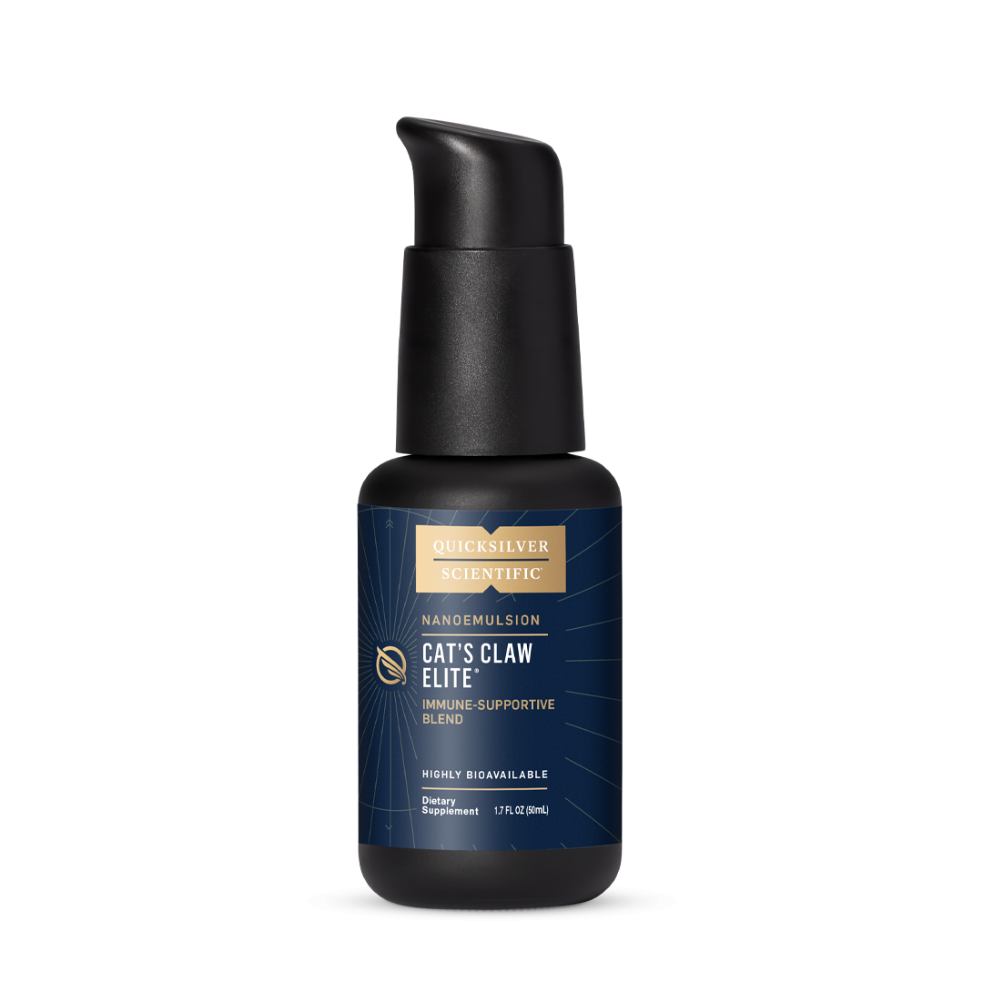 Quicksilver Scientific Nanoemulsion Cat's Claw Elite Immune-Supportive Blend Highly Bioavailable Dietary Supplement 1.7 FL OZ (50mL)