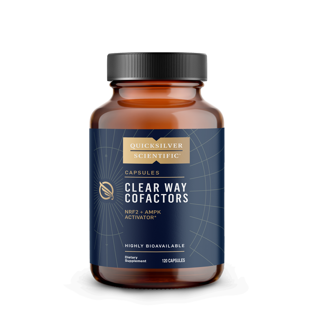Clearway Cofactor capsules N R F 2 plus A M P K Activator 120 capsules per bottle