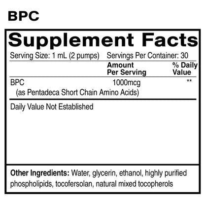 Oral Liposomal BPC