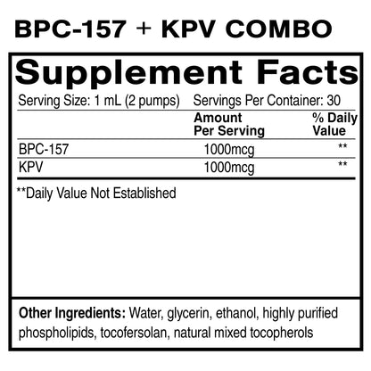 Oral Liposomal BPC-157+KPV