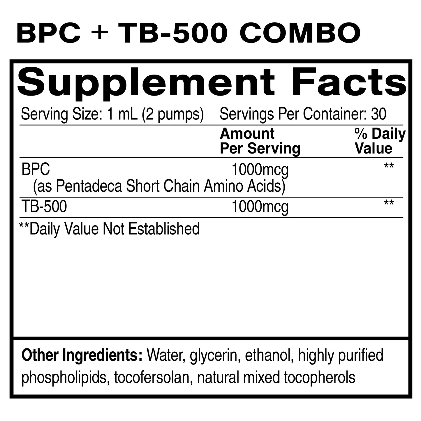 Oral Liposomal BPC + TB-500