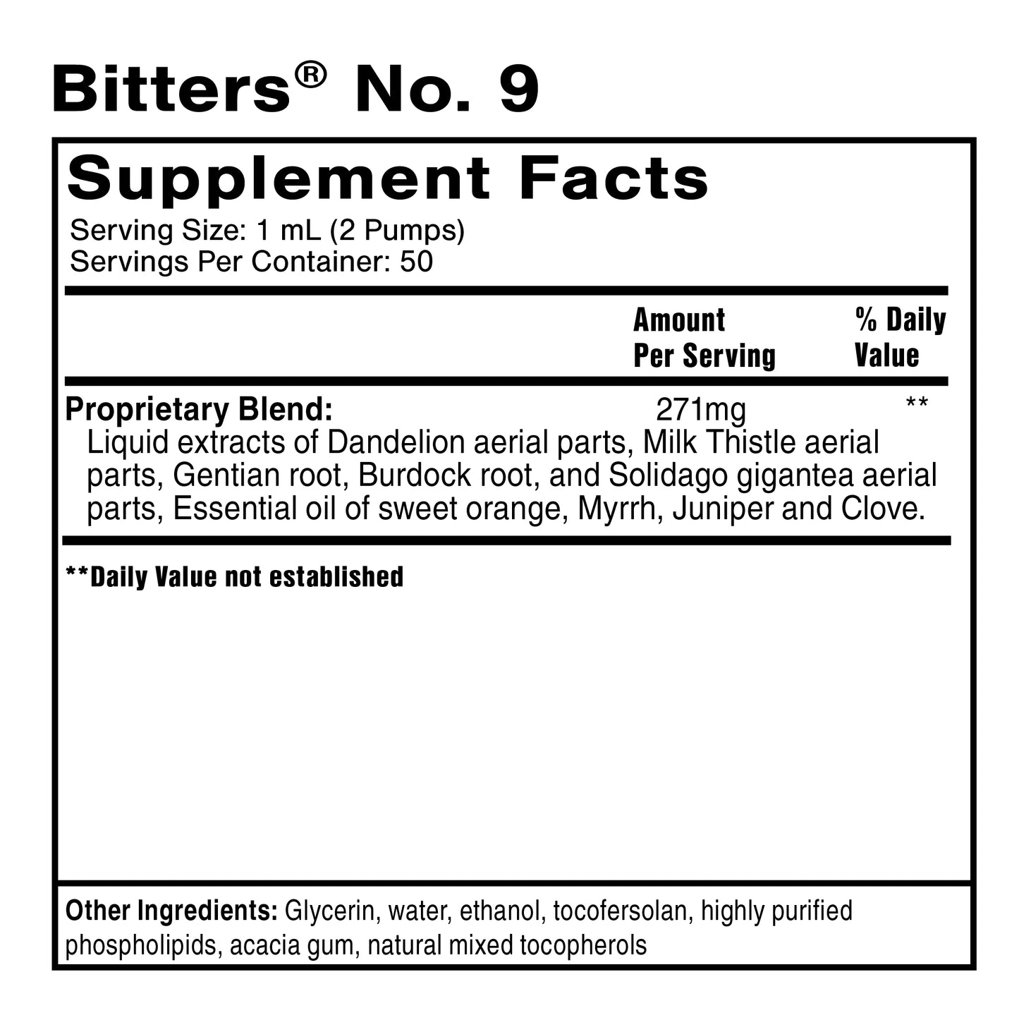 Bitters® No. 9