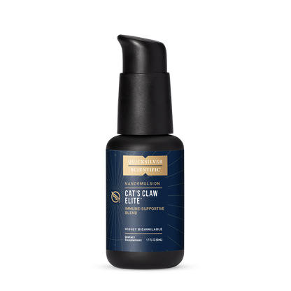 Quicksilver Scientific Nanoemulsion Cat's Claw Elite Immune-Supportive Blend Highly Bioavailable Dietary Supplement 1.7 FL OZ (50mL)