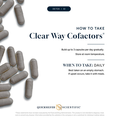 Clear Way Cofactor 75 Capsules - Detox Support Supplement Clear Way Cofactor 75 Capsules - Detox Support Supplement