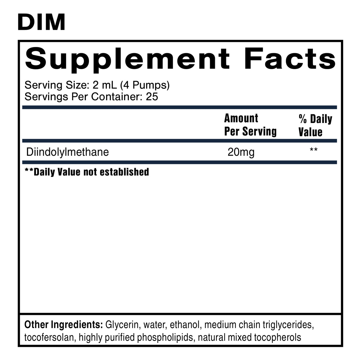 DIM (Diindolylmethane) - Hormone Supplement - Quicksilver