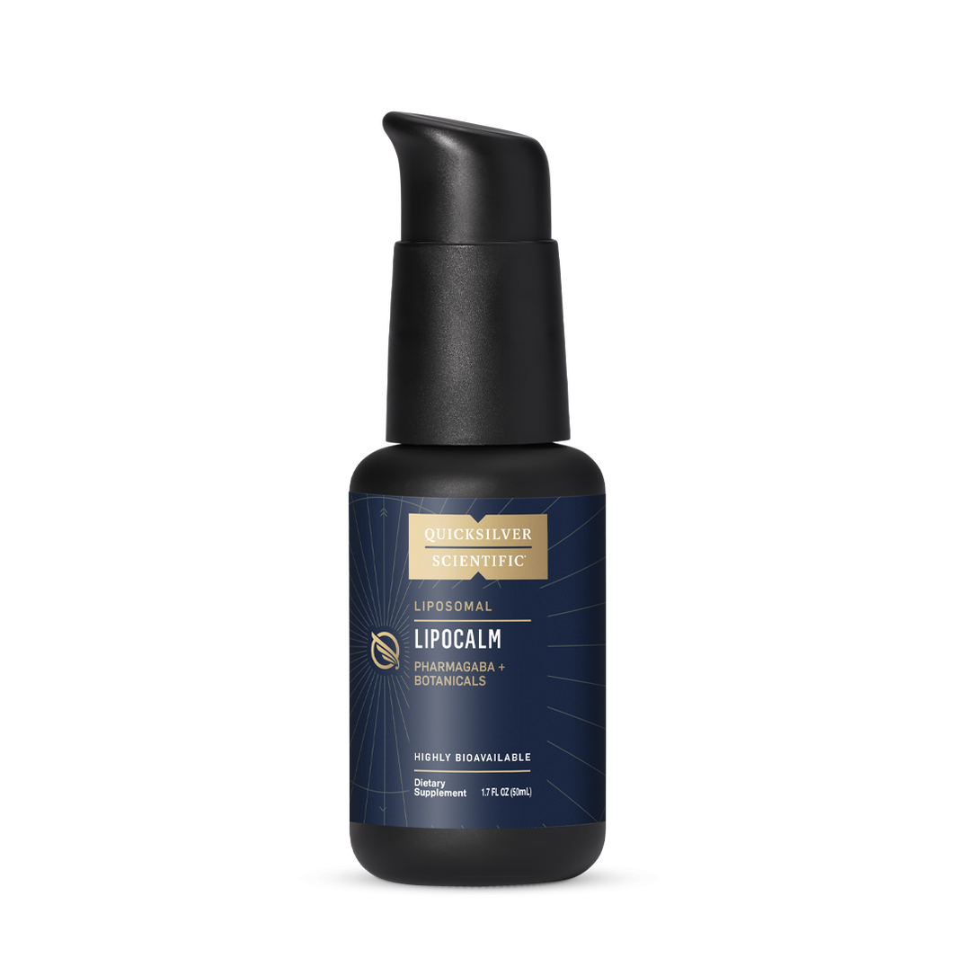 Quicksilver Scientific Liposomal Lipocalm Pharmagaba + Botanicals Highly Bioavailable Dietary Supplement 1.7 FL OZ (50mL)