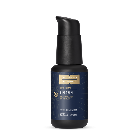 Quicksilver Scientific Liposomal Lipocalm Pharmagaba + Botanicals Highly Bioavailable Dietary Supplement 1.7 FL OZ (50mL)