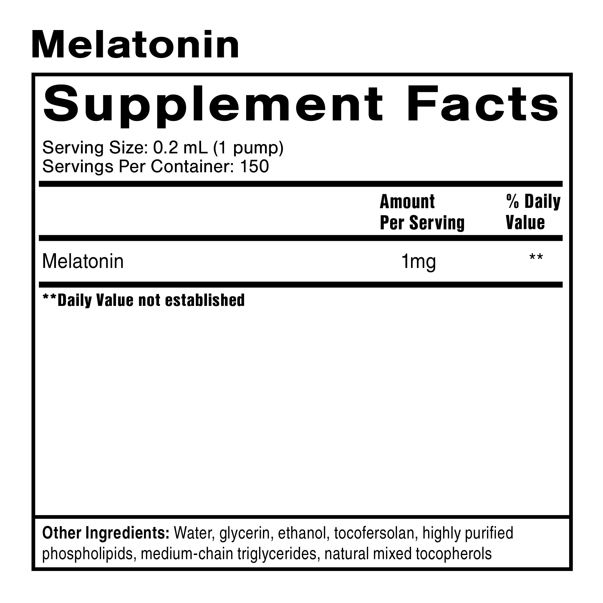 Melatonin Script Liposomal Melatonin - Fast Acting Sleep Support Supplement