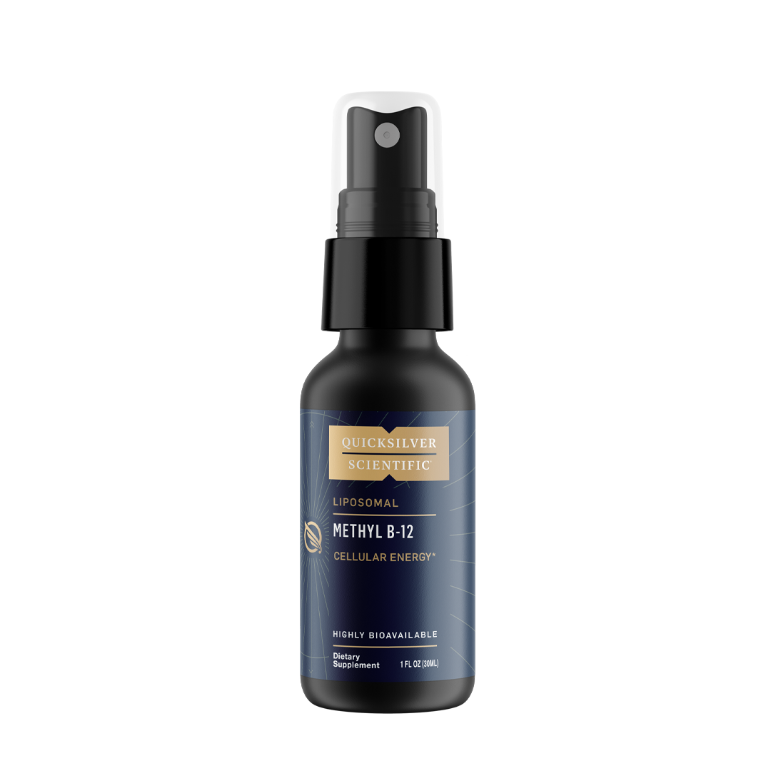 Quicksilver Scientific Liposomal Methyl B 12 Cellular Energy Highly Bioavailable Dietary Supplement 1 FL OZ (30ML)