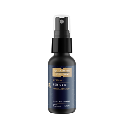 Quicksilver Scientific Liposomal Methyl B 12 Cellular Energy Highly Bioavailable Dietary Supplement 1 FL OZ (30ML)