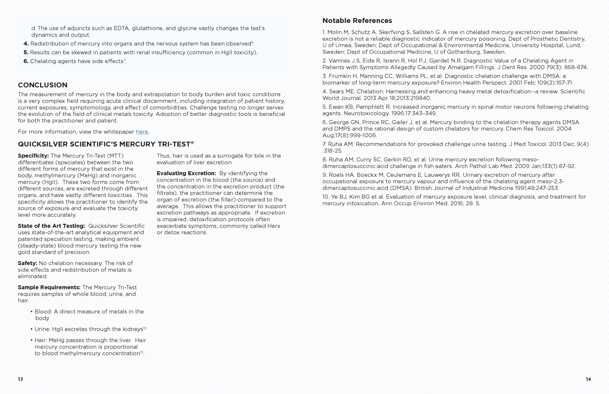 Testing booklet conclusion page 8