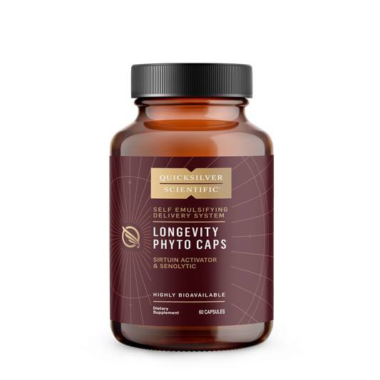 Longevity Phyto Capsules Self Emulsifying delivery system sirtuin activator and senolytic