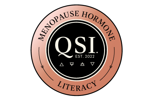 QSI Menopause Hormone Literacy + Quicksilver Hormone Replenishing Syst