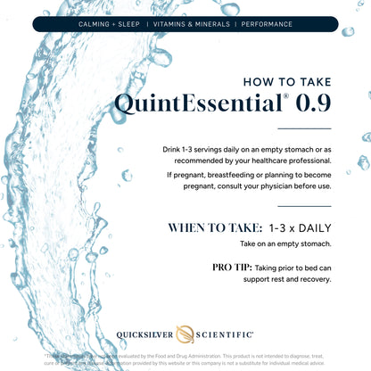 Quintessential 0.9 Box of 30 10mL Sachet