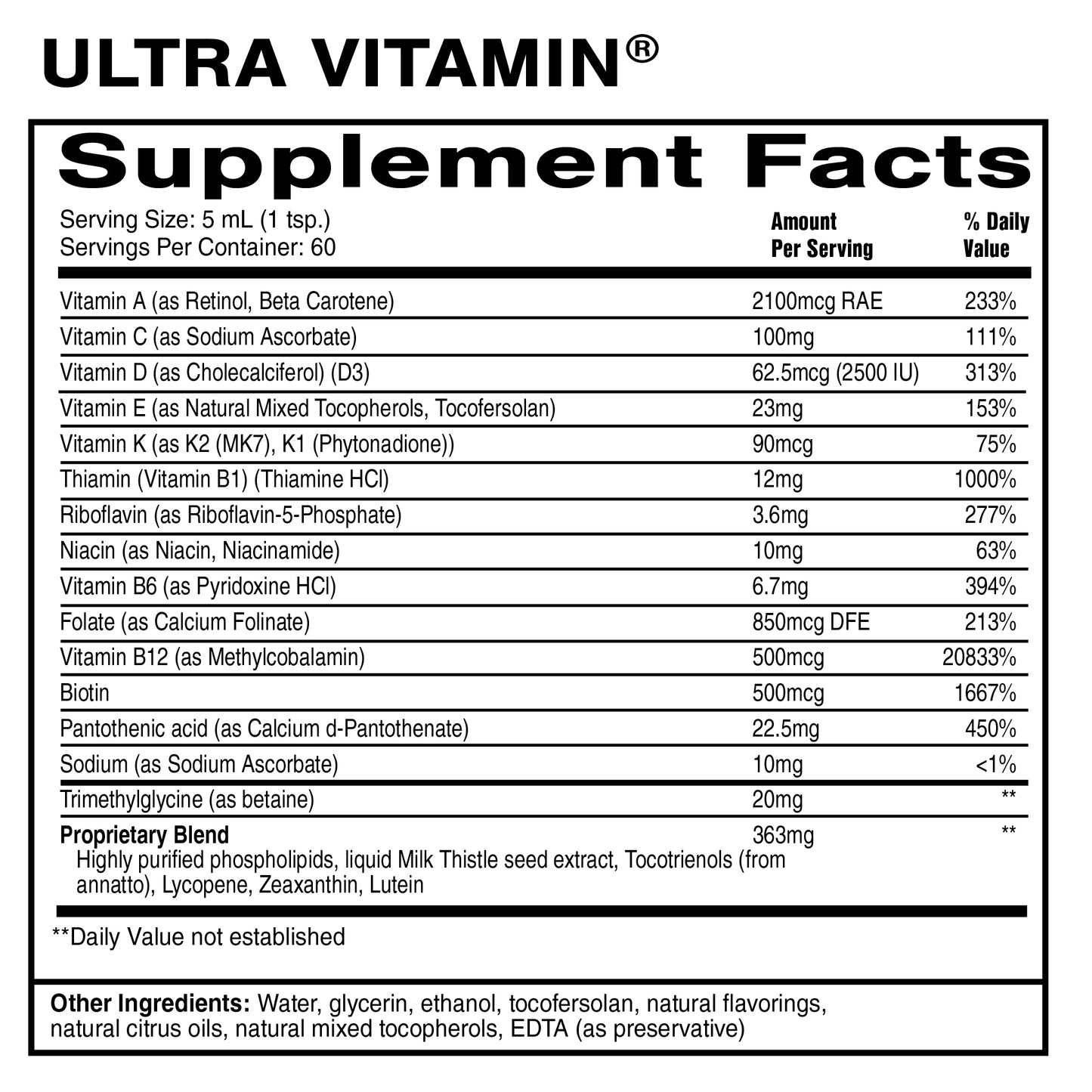 Ultra Vitamin® 300mL