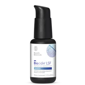 Biocidin L S F Broad Spectrum Liposomal Formula supports microbial balance disrupts biofilms 50 milliliter bottle