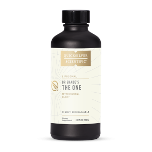 Quicksilver Scientific Liposomal Dr Shade's The One Mitochondrial Elixir Highly Bioavailable Dietary Supplement 3.38 FL OZ (100mL)
